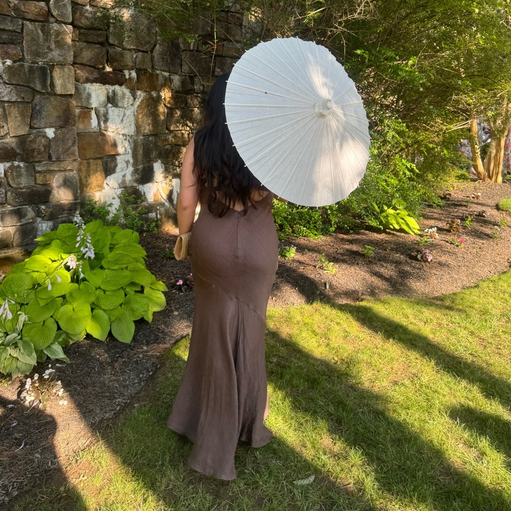 Live Action Maxi Dress in Brown Hello Molly Size M